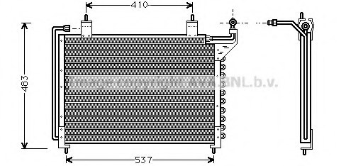 PRASCO JR5020 Condenser, air conditioning